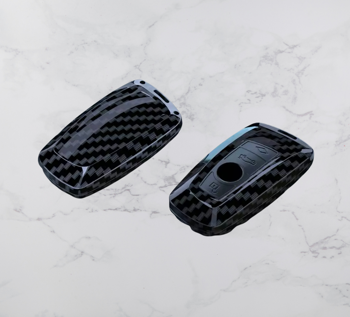 Carbon Fiber Car Key Case for BMW